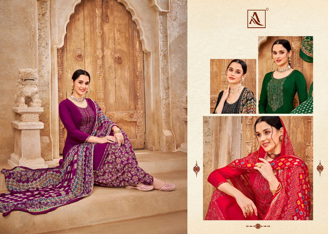 Alok Patiyala Fusion 10 Ethnic Wear Punjabi Dress Material Catalog